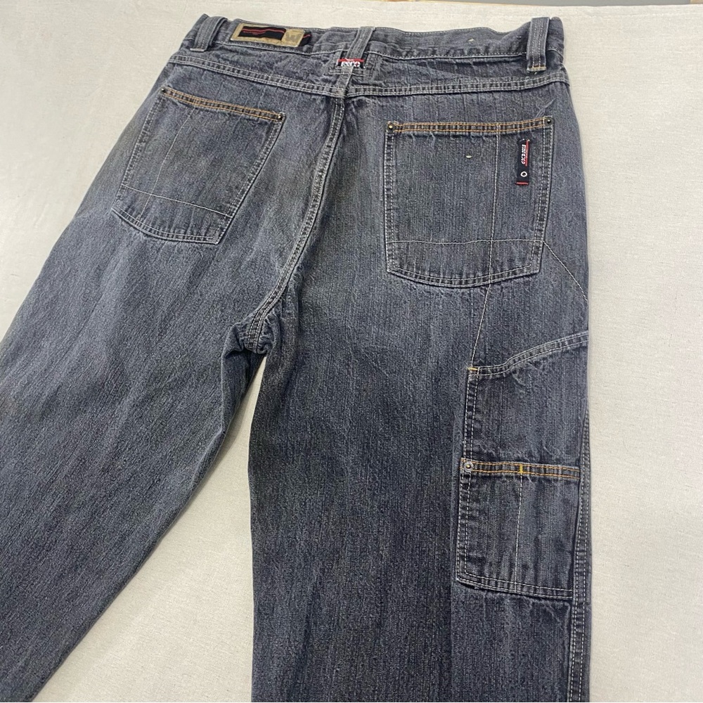 Vintage Willie Esco Duns Jeans Mens 34x32 Gray Pant Baggy Loose 90s Y2K Hip Hop